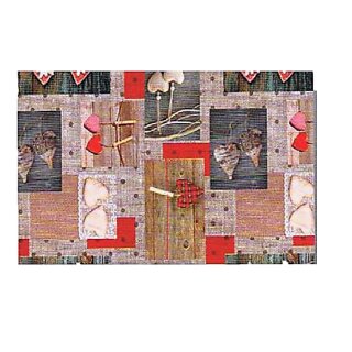Wachstuch Tischdecke abwischbar Vliesrücken 140 cm breit individuelle Längen ca.140 x 600 cm Design HAERT