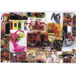 Wachstuch Tischdecke abwischbar Vliesrücken 140 cm breit individuelle Längen ca.140 x 900 cm Design KORA