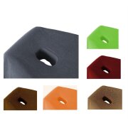 Massageliege Frottee Spannbettlaken mit Nasenschlitz Marke 70-80 cm x 190-200 cm  Bordeaux