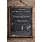 Grillschürze Küchenschürze mit Ofenhandschuh 2teilig im Set schwarz/weiss gestreift