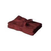 Gästehandtuch 4er Set 30 x 50 cm Bordeaux