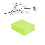 Badetuch 2er Set 100 x 150 cm Apfelgrün