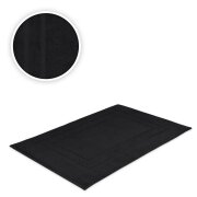 Badvorleger 1 Stück 50 x 80 cm Schwarz