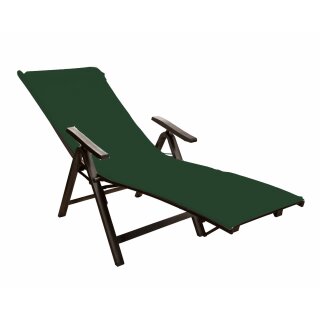 Liegestuhlauflage 1 Stück 70 x 200 x 20 cm Dunkelgrün