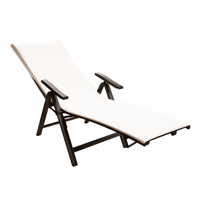 Liegestuhlauflage 1 Stück 70 x 200 x 20 cm Weiss, 12,85 €