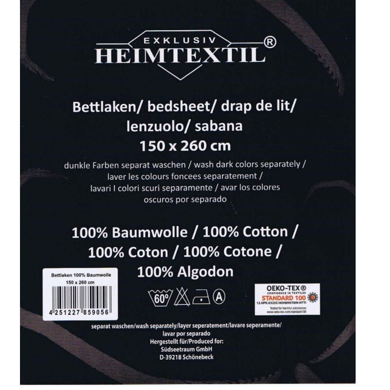 wei/ß 100/% Baumwolle, 2er Set 140x200 cm Bettlaken ohne Gummizug kochfeste Baumwolle wei/ßes Betttuch ohne Gummi kochfester Baumwollstoff Laken zum zudecken Hotel Bed Sheets 125 g//m/²