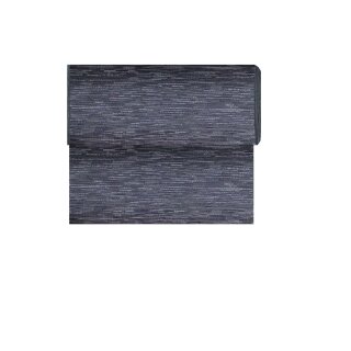 Bodenbelag Matte wetterfest Textiloberfläche schwarz meliert ca. 65 x 100 cm