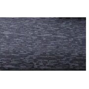 Bodenbelag Matte wetterfest Textiloberfläche schwarz meliert ca. 65 x 100 cm