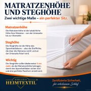 EXKLUSIV HEIMTEXTIL Jersey Spannbettlaken 200 x 220 cm Grau