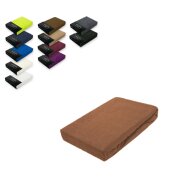 EXKLUSIV HEIMTEXTIL Frottee Spannbettlaken 90 - 100 x 200...