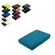 EXKLUSIV HEIMTEXTIL Frottee Spannbettlaken 90 - 100 x 200...