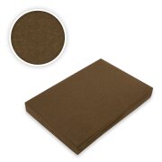 Microfaser Spannbettlaken  180 - 200 x 200 cm + 28 cm Schokobraun