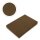 Microfaser Spannbettlaken  180 - 200 x 200 cm + 28 cm Schokobraun