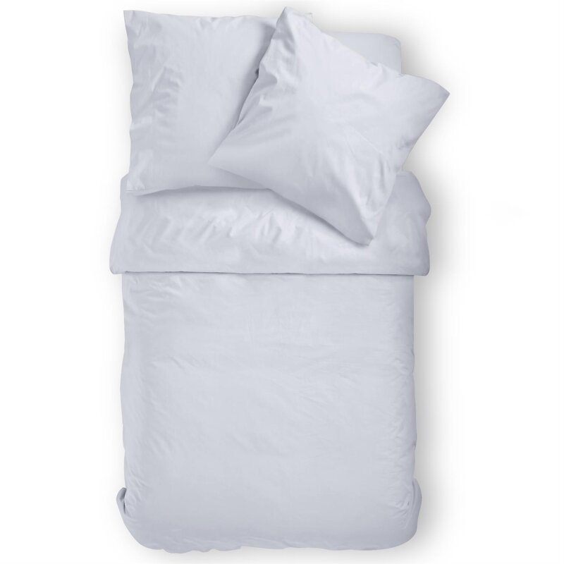 Microfaser Bettwäsche Uni 135x200 cm 80x80 cm, 12,00 €