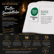 Frottee Spannbettlaken Premium Marke Betttuch Gummizug 17 Farben und 6 Größen