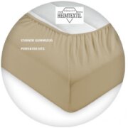 Frottee Spannbettlaken Premium Marke 90 - 100 x 200 cm Sand