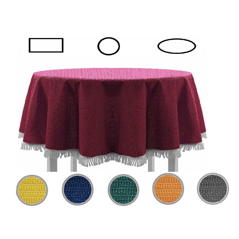 Gartentischdecke mit Fransen Tischdecke Classic in verschiedenen Größ, 11,95 €