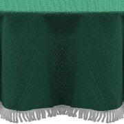Gartentischdecke mit Fransen 130x180 cm eckig grün