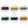 Gartentischdecke mit Fransen 150x210 cm oval bordeaux