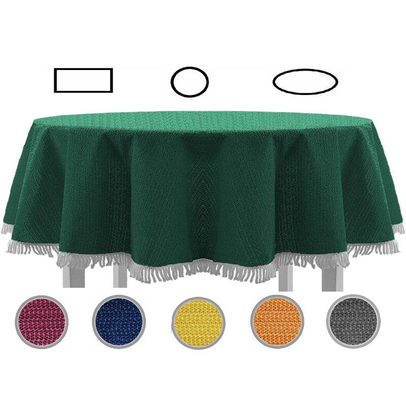 Gartentischdecke mit Fransen Tischdecke Classic in verschiedenen Größ, 14,23 €