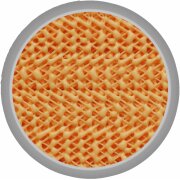 Gartentischdecke mit Fransen 150x210 cm oval orange