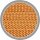 Gartentischdecke mit Fransen 150x210 cm oval orange