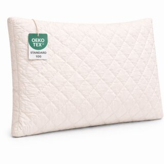 Nackenstützkissen ergonomisch 50x30x11 cm – Orthopädisches Memory Foam, Nackenkissen gegen Nackenschmerzen, waschbarer Bezug, Kopfkissen für Seiten- & Rückenschläfer