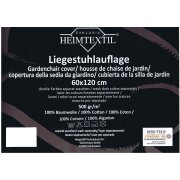 Gartenstuhlauflage mit Kapuze 500g/m² 60 x 120 x 20 cm Royalblau