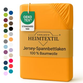 EXKLUSIV HEIMTEXTIL Marke Jersey Spannbettlaken 90 x 200 cm Terrakotta 100% Baumwolle Öko - Tex Zertifiziert Bed-Sheet Bettlaken Spannbetttuch Topper Leinentuch
