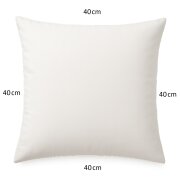 Füllkissen 40 x 40 cm Weiss