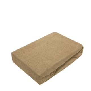 1 Karton Frottee Spannbettlaken Premium Marke 60 - 70 x 140 cm 26 Stück Sand