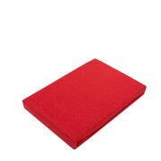 Jersey Spannbettlaken für Wasserbetten Rundumgummizug 200 x 220 cm Rot