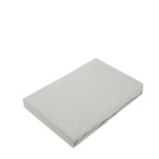 Jersey Spannbettlaken für Wasserbetten Rundumgummizug 200 x 220 cm Silber