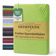EXKLUSIV HEIMTEXTIL Frottee Spannbettlaken Premium 200 x...