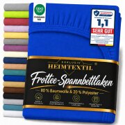 EXKLUSIV HEIMTEXTIL Frottee Spannbettlaken 200 x 220 cm...