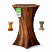 Stehtischhusse für Bistrotisch Motiv mit 4...