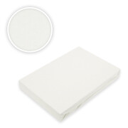 Jersey Spannbettlaken Premium  Marke 120 x 200 cm Weiß