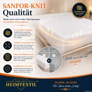 EXKLUSIV HEIMTEXTIL Jersey Spannbettlaken Premium 140 - 160 x 200 cm Apfelgrün