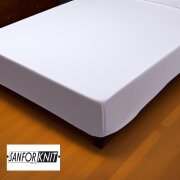 Jersey Spannbettlaken Premium  Marke 200 x 220 cm Weiß