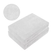 Frottee Spannbettlaken Doppelpack 90 - 100 x 200 cm Silber