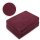 Frottee Spannbettlaken Doppelpack 200 x 220 cm Bordeaux