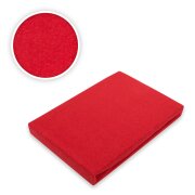Jersey Spannbettlaken Premium  Marke 90 - 100 x 200 cm Rot