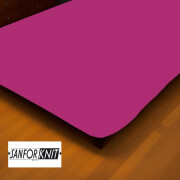 Jersey Spannbettlaken Premium  Marke 120 x 200 cm Pink