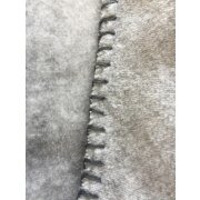 Kuscheldecke Wohndecke 150 x 200 cm Silber