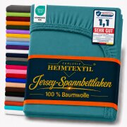EXKLUSIV HEIMTEXTIL Jersey Spannbettlaken 120 x 200 cm...