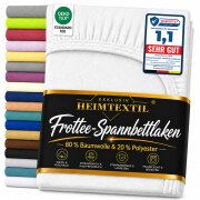 EXKLUSIV HEIMTEXTIL Frottee Spannbettlaken Rundumgummizug...