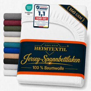 EXKLUSIV HEIMTEXTIL Jersey Spannbettlaken Deluxe