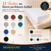 Jersey Spannbettlaken Deluxe 90 - 100 x 200 cm Weiß