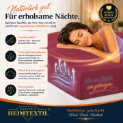 EXKLUSIV HEIMTEXTIL Jersey Spannbettlaken Deluxe 120 x 200 cm Bordeaux 160 GSM, 100% Baumwolle Öko - Tex Zertifiziert Bed-Sheet Bettlaken Spannbetttuch Topper Leinentuch