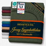 EXKLUSIV HEIMTEXTIL Jersey Spannbettlaken Deluxe 120 x...
